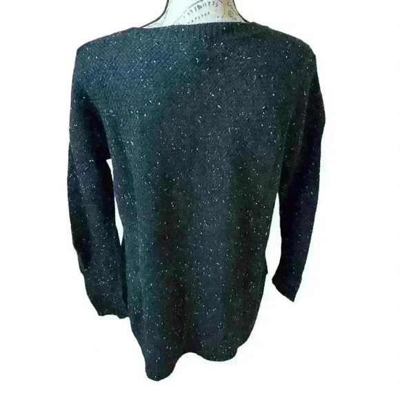 SUBTLE LUXURY Speckled Cashmere Blend Sweater - Picture 10 of 11
